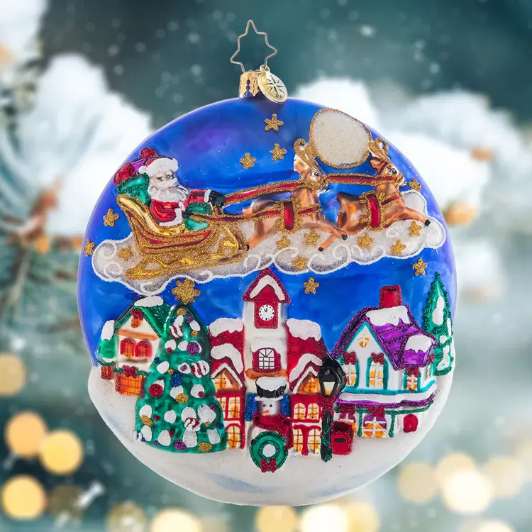 christopher radko Night Before Christmas Ornament