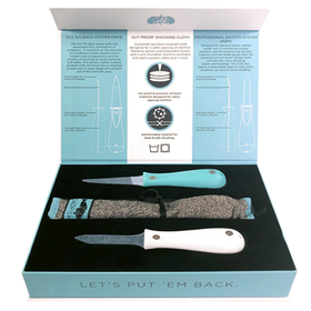 Toadfish Shucker Bundle - Knife & Cloth