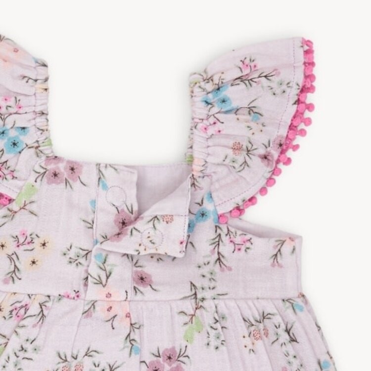 Magnetic  Me Emily Cotton Dress + Diaper Cover