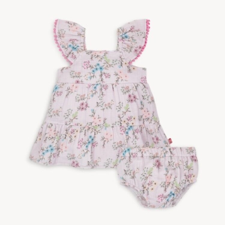 Magnetic  Me Emily Cotton Dress + Diaper Cover
