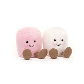 jellycat Amuseables Pink & White Marshmallows