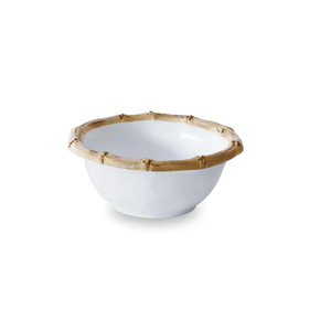 Beatriz Ball VIDA Bamboo Small Dip Bowl - White and Natural