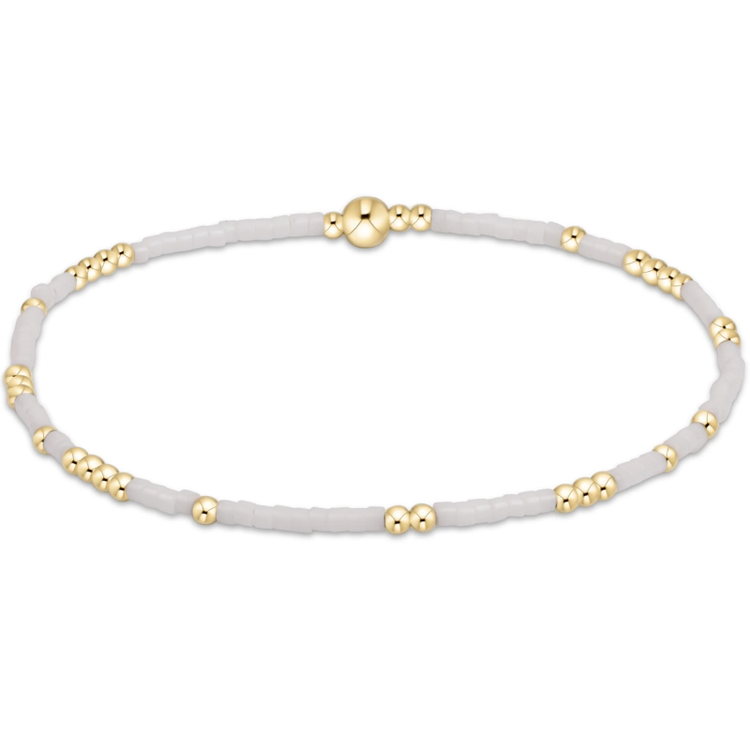 enewton design Hope Unwritten Bracelet- White