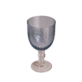 Beatriz Ball Glass French Swirl Wine-Blue