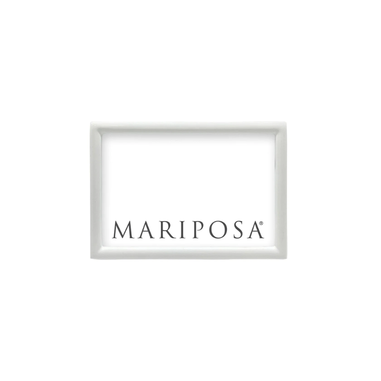 Mariposa Main Line White 4x6 Frame