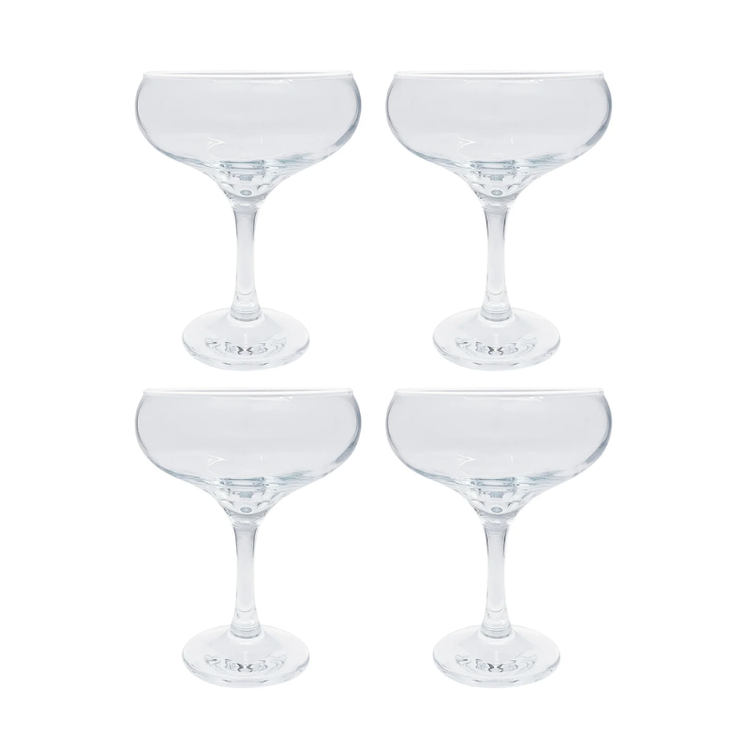 Mariposa Fine Line Clear w/ White Rim Coupe