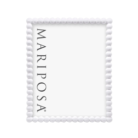 Mariposa Baubles White 8x10 Frame