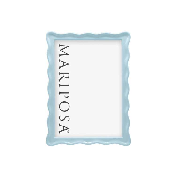 Mariposa Wavy Dusty Blue 5x7 Frame