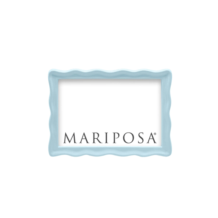 Mariposa Wavy Dusty Blue 4x6 Frame