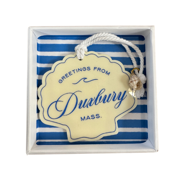 Duxbury Seashell Ornament in Gift Box