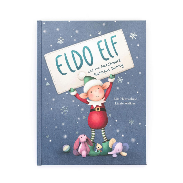 jellycat Eldo Elf & the Patchwork Bashful Bunny Book