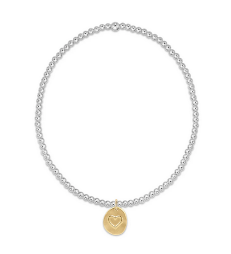 enewton design Classic Mixed Metal 2mm Bracelet - Inspire Love Sm