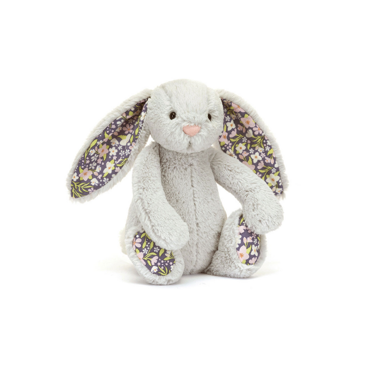 jellycat Blossom Silver Bunny Bloom Little