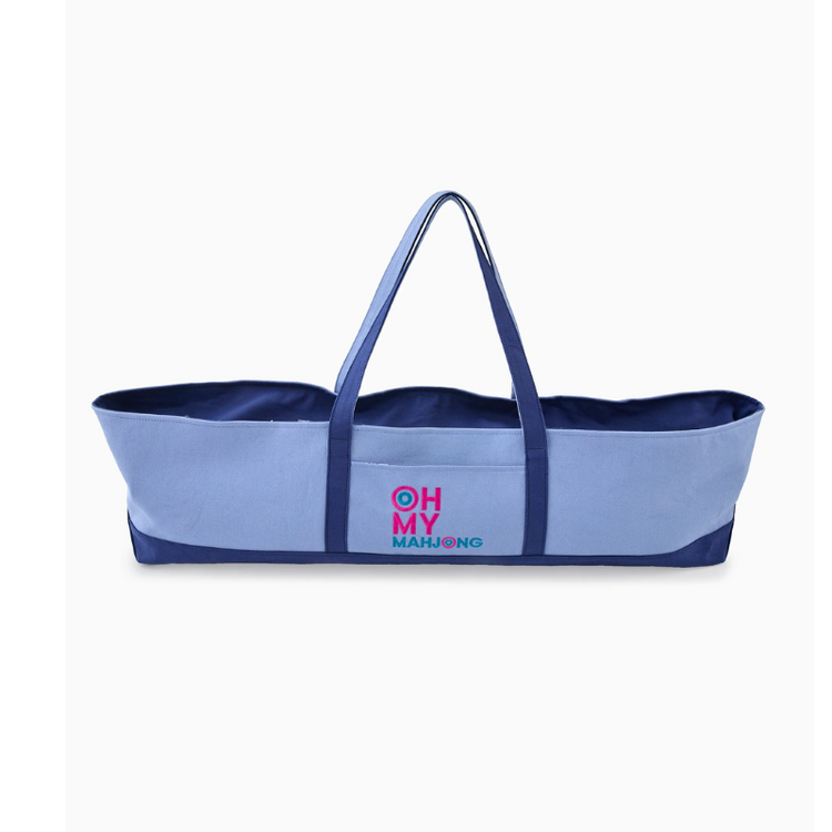 Oh My Mahjong Blue Mat Storage Bag