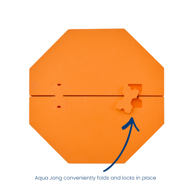 Oh My Mahjong Pink Aqua Jong Pool Mat