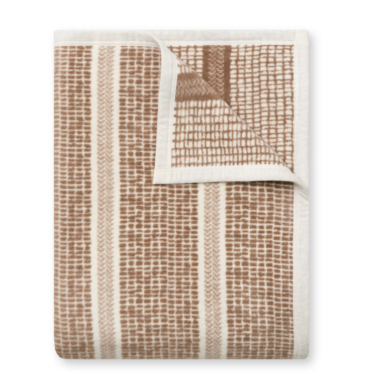 Chappy Wrap Market Stripe Sepia Blanket