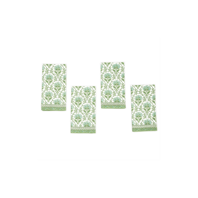 Floral Napkin Pattern Set of 4