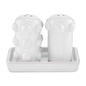Mud Pie Beaded Salt and Pepper Set