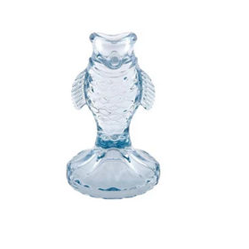 Creative Brands Blue Taper Fish Candleholder