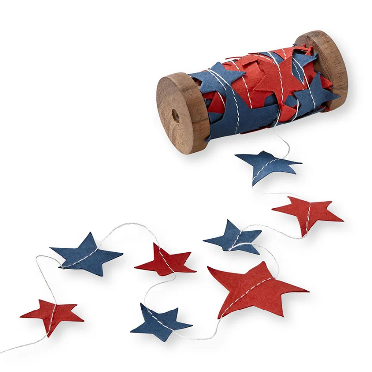 tag Star Paper Garland On Spool