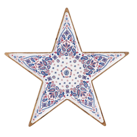 Star Tray Mango Wood 16"