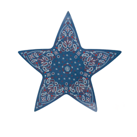 Star Platter Melamine - Blue