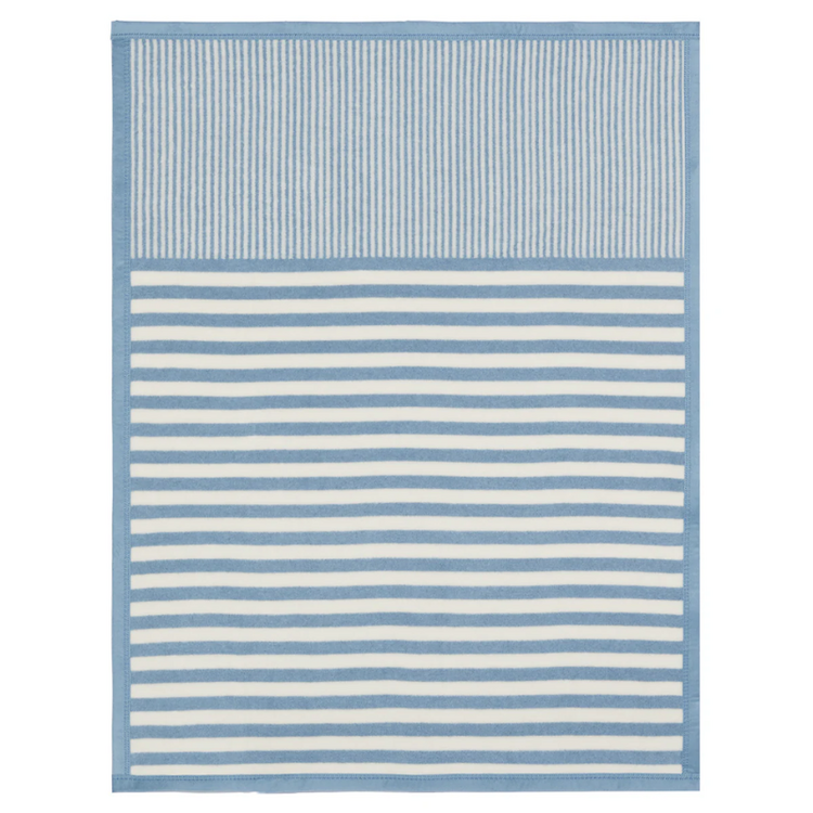 Chappy Wrap Mini Sweet Pea Stripe Mini Fog