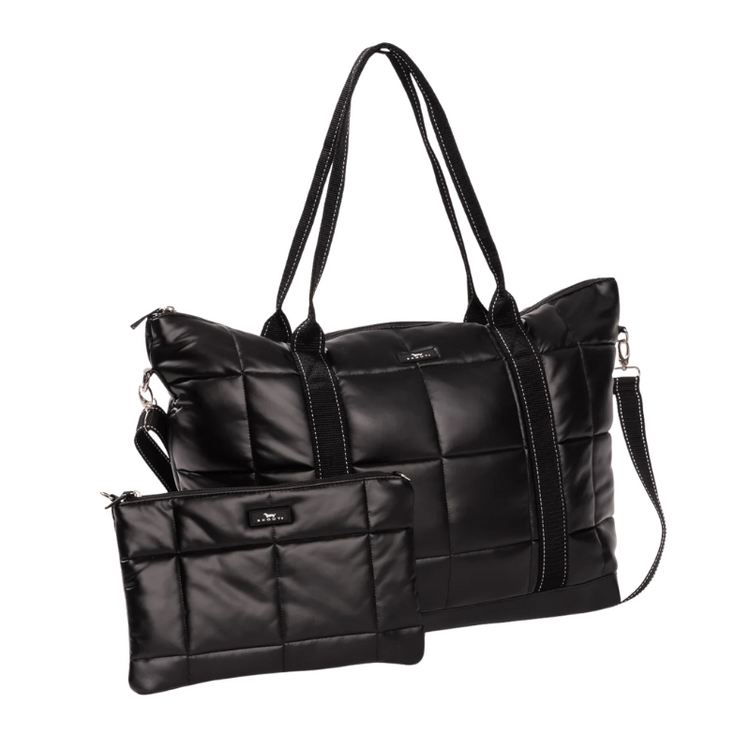 Scout by Bungalow Triple Advisor Travel Bag Black Box Quilted
