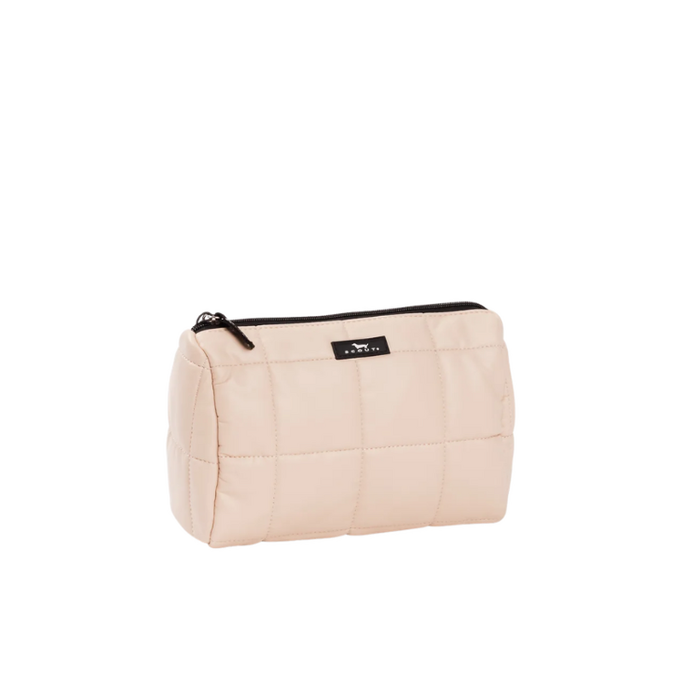 Scout by Bungalow Packin' Heat Toiletry Bag Putty Box Quilted