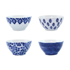 Vietri Santorini Assorted Cereal Bowls Set of 4