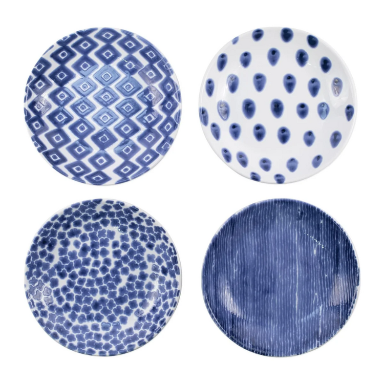 Vietri Santorini Assorted Pasta Bowls Set of 4