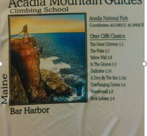 American Backcountry Acadia National Park Otter Cliffs Solar Microfiber Long Sleeve T-Shirt