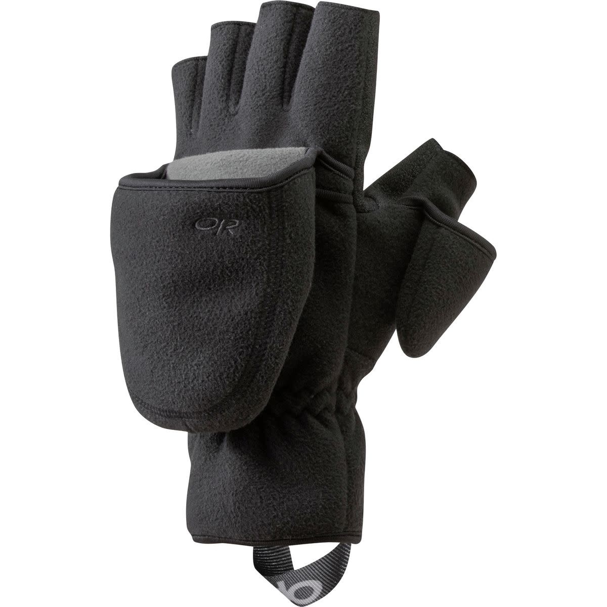 Mens Micro-fleece Convertible Sport Glove//mitten-windproof