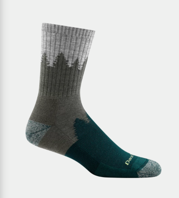 Darn Tough Vermont Men's Number 2 Micro Crew Midweight  Cushion Sock