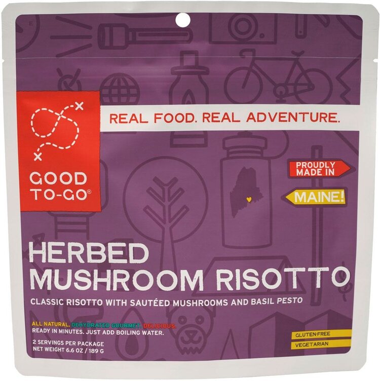 Good To-Go Mushroom Risotto Dehydrated Meal