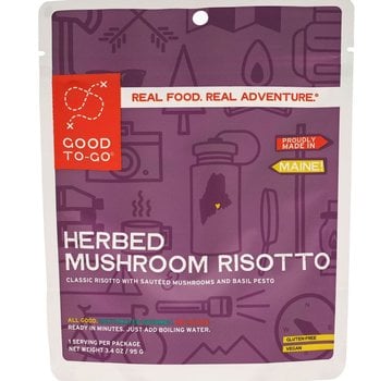 Good To-Go Herbed Mushroom Risotto Dehydrated Meal