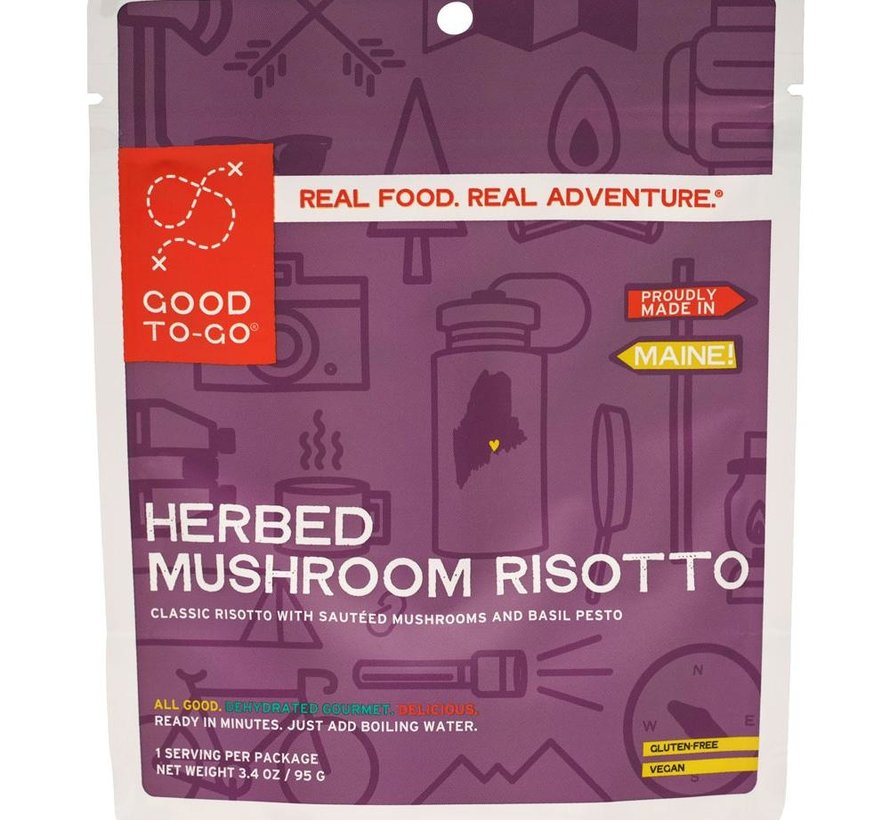Herbed Mushroom Risotto Dehydrated Meal