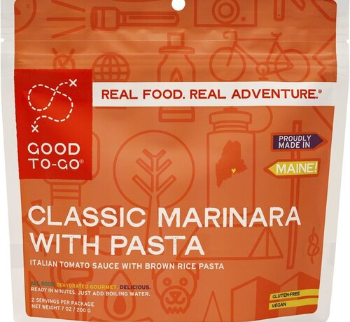 Good To-Go Classic Marinara With Penne Dehydrated Meal