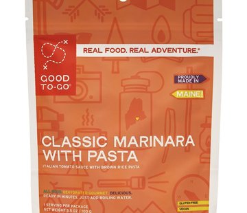 Good To-Go Classic Marinara With Penne Dehydrated Meal