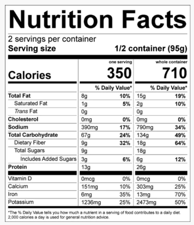 Good To-Go Mexican Quinoa Dehydrated Meal