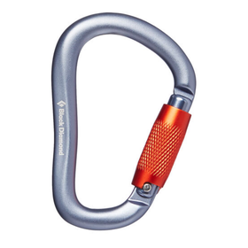 Black Diamond Rocklock Twistlock Carabiner - Gray