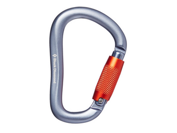 Black Diamond Rocklock Twistlock Carabiner - Gray