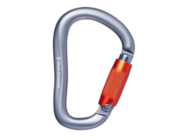 Black Diamond Rocklock Twistlock Carabiner - Gray