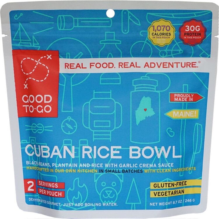 Good To-Go Cuban Rice Bowl Dehydrated Meal