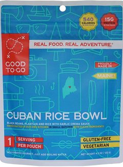 Good To-Go Cuban Rice Bowl Dehydrated Meal