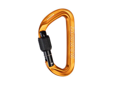 Mammut Sender Screwgate Carabiner - Gold