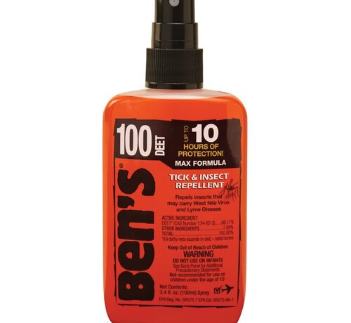 Ben's Ben's 100 Tick and Insect Repellent 3.4oz Pump (uncarded)