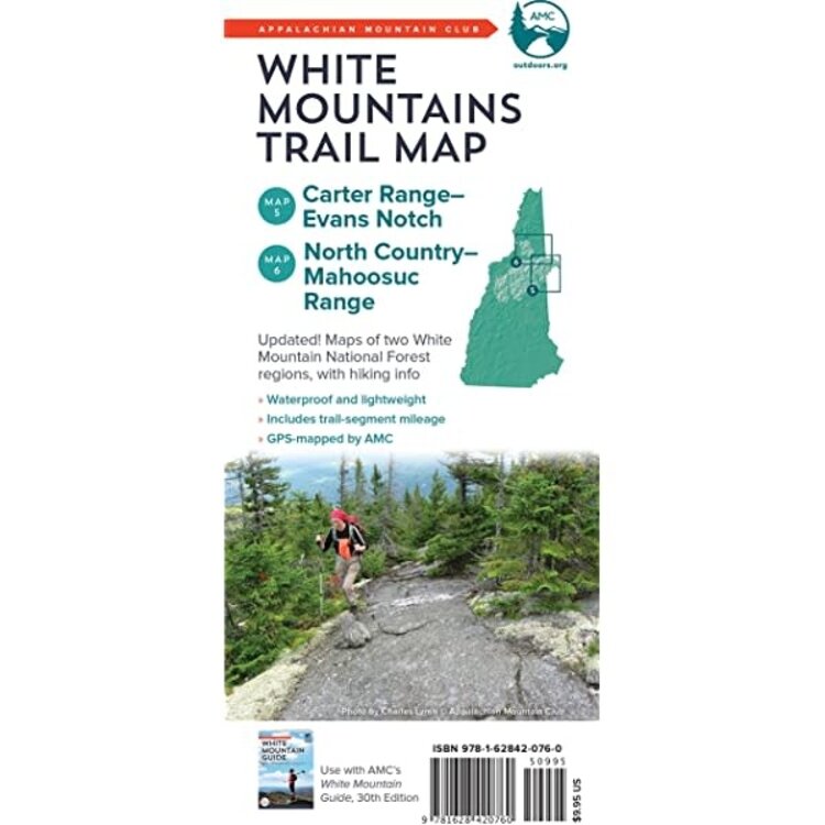Appalachian Mountain Club AMC White Mountains Trail Maps 5–6: Carter Range–Evans Notch and North Country–Mahoosuc