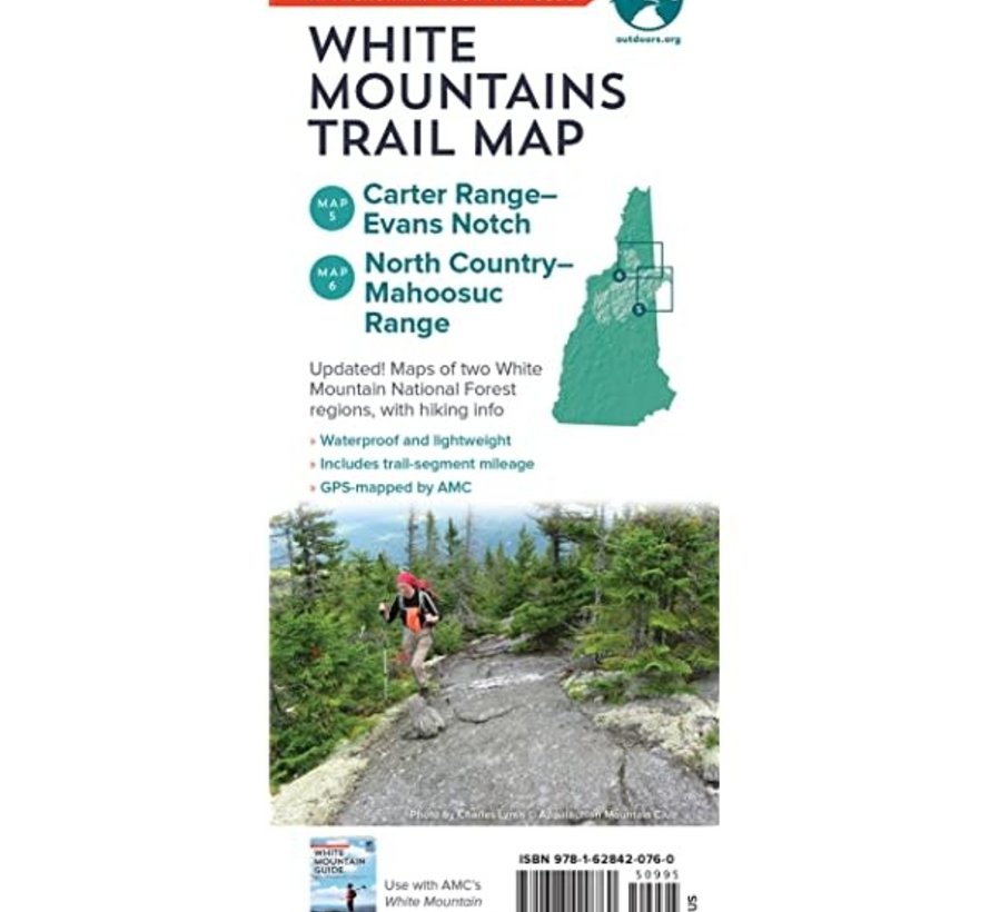 AMC White Mountains Trail Maps 5–6: Carter Range–Evans Notch and North Country–Mahoosuc