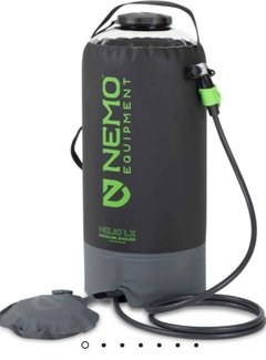 Nemo Helio LX Pressure Shower (Black/Apple Green)